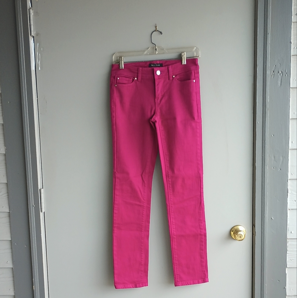 Bright Pink Women's Slim Jeans